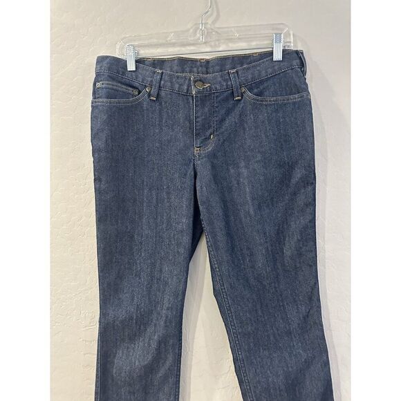 Carhartt 393-83 Relaxed Fit Women's Work Jean Size 6 Tall Dark Wash Work Wear - Picture 2 of 8